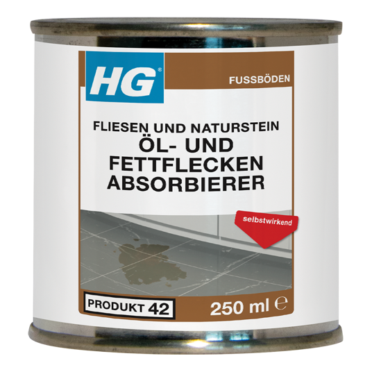 HG Fliesen und Naturstein Öl- und Fettflecken Absorbierer