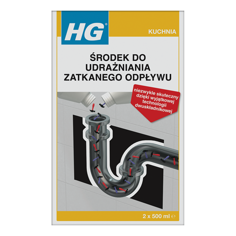 HG środek do udrażniania zatkanego odpływu