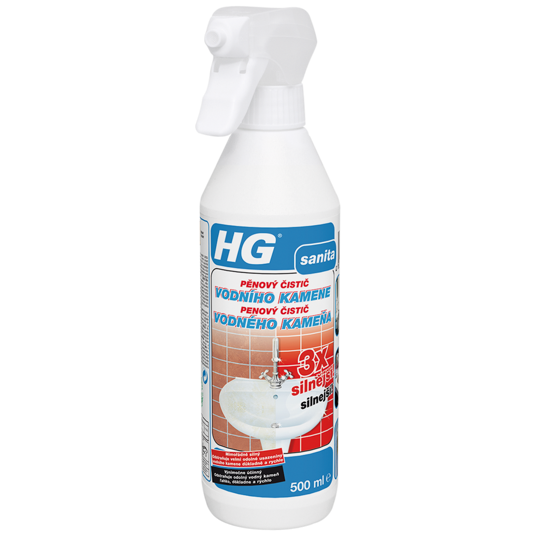 HG extra silný pěnový odstraňovač vodního kamene