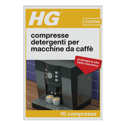 HG compresse detergenti per macchine da caffè