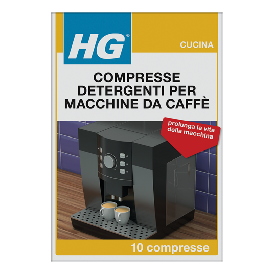 HG compresse detergenti per macchine da caffè