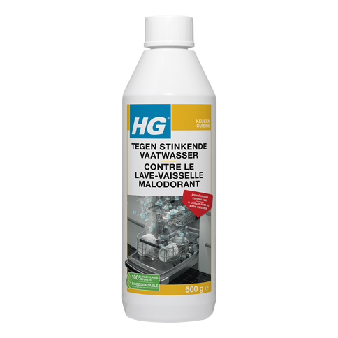 HG tegen stinkende vaatwasser