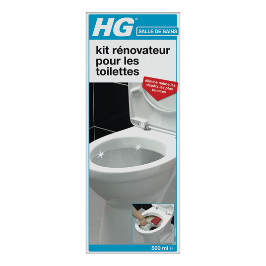 HG kit rénovateur pour les toilettes