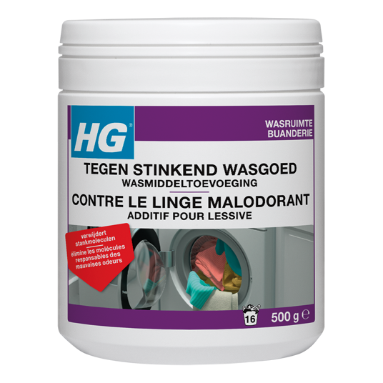 HG tegen stinkend wasgoed wasmiddeltoevoeging