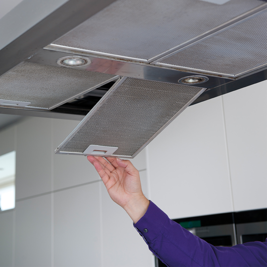 HG afzuigfilter ontvetter