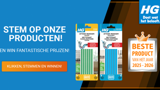 Stem op HG afvoerreiniger als winnaar van Product van het Jaar 2025-2026  Nederland