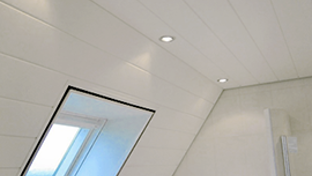 Synthetic doors, walls, ceilings, frames, vertical blinds, window sills