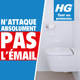 HG gel surpuissant pour les toilettes