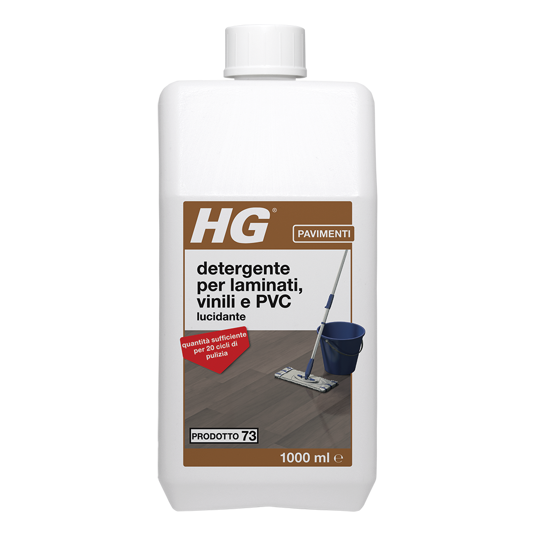 HG detergente lucidante per laminato