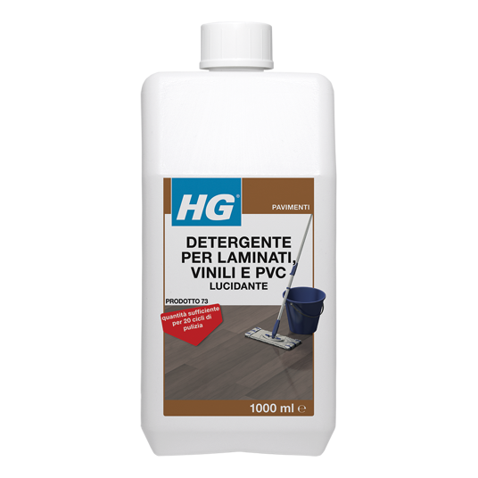 HG detergente lucidante per laminato