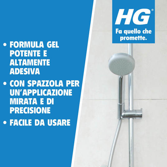 HG gel potente con spazzola per calcare