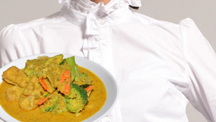 Enlever une tache de curry