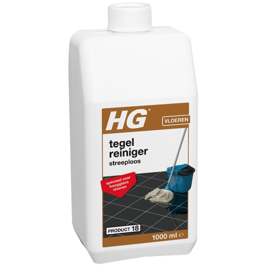 HG tegelreiniger hoogglansvloeren (streeploos) (HG product 18)