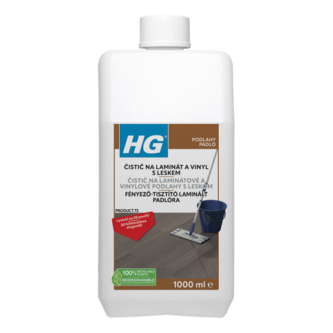 HG čistič na laminátové podlahy s leskom