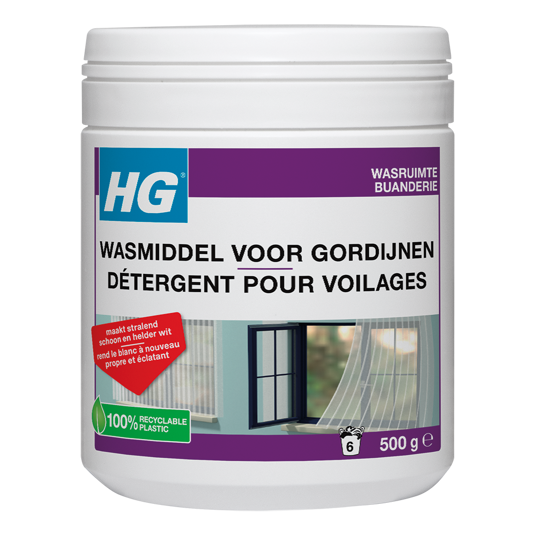 HG wasmiddel voor gordijnen