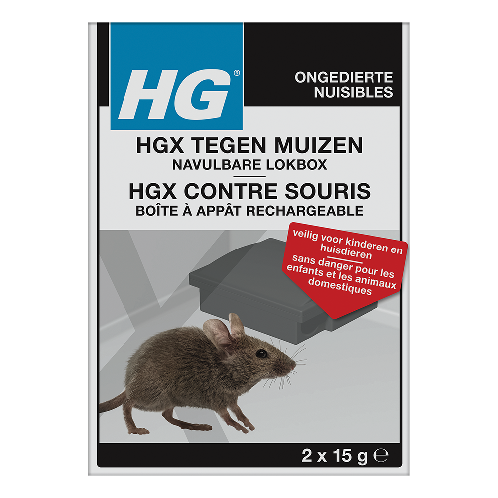 HGX contre souris boîte à appât rechargeable
