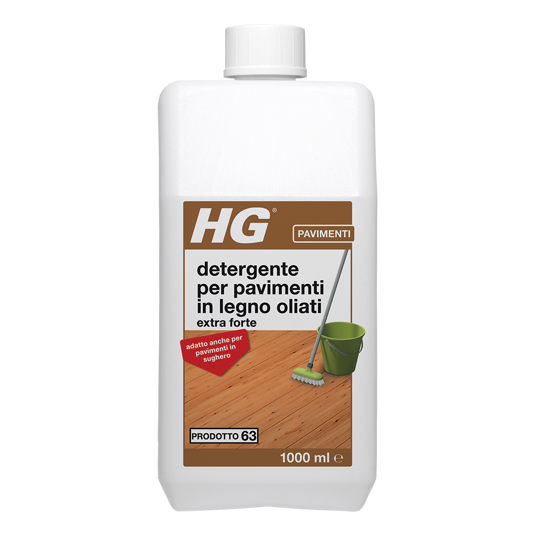 HG detergente extra forte per pavimenti in legno oliati