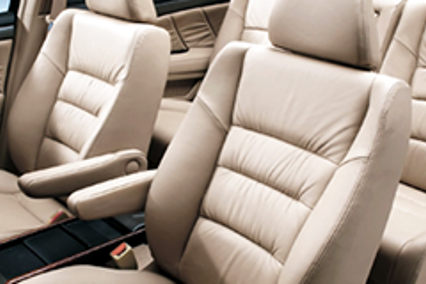 Leer Leren Interieur In Auto Boot En Caravan