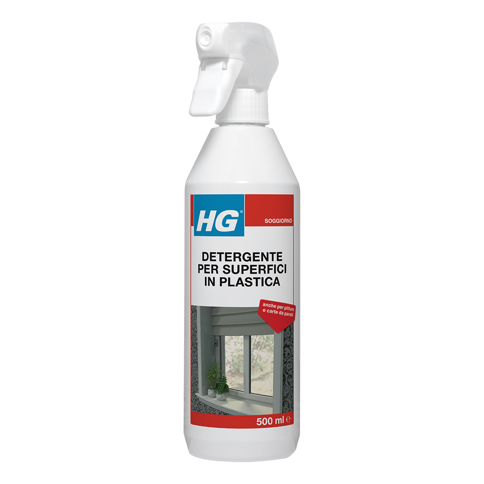 HG detergente per superfici in plastica