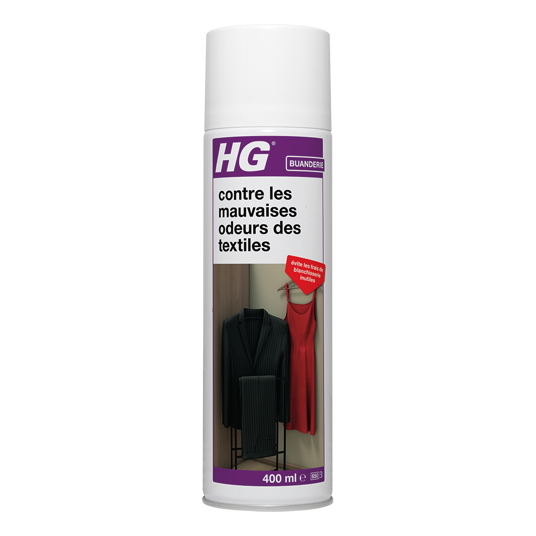 HG contre les mauvaises odeurs pour tous textiles
