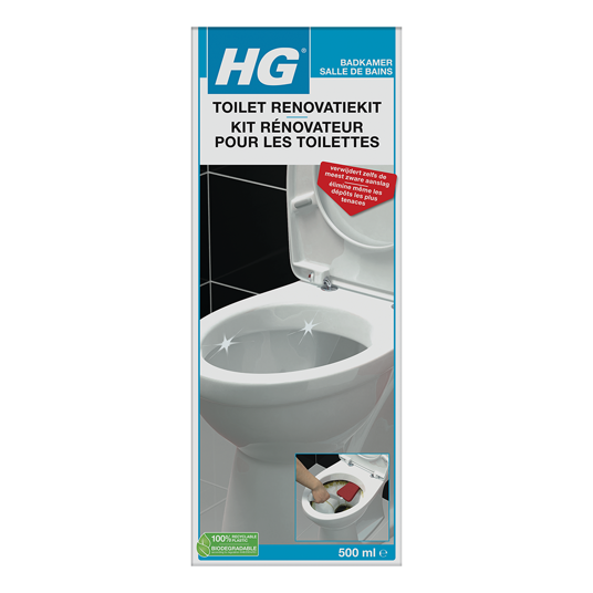 HG toilet renovatie reiniger kit