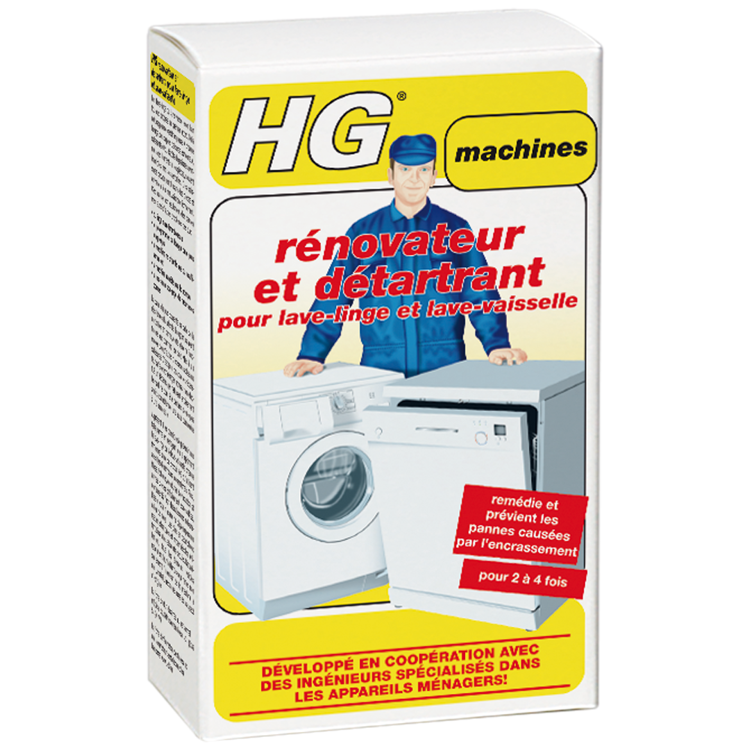 HG rénovateur et détartrant pour lave-linge et lave-vaisselle