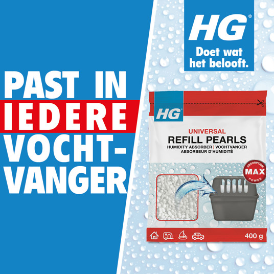 vochtopnemer navulling