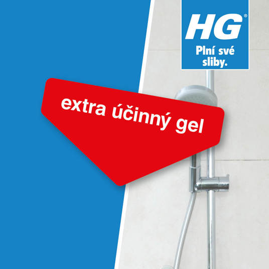 HG power gel na vodní kámen s aplikátorem