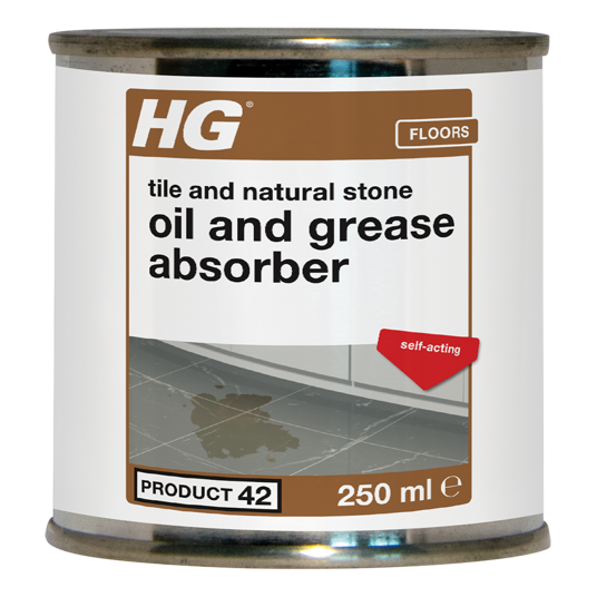 HG tile and natural stone oil and grease absorber