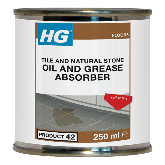 HG tile and natural stone oil and grease absorber