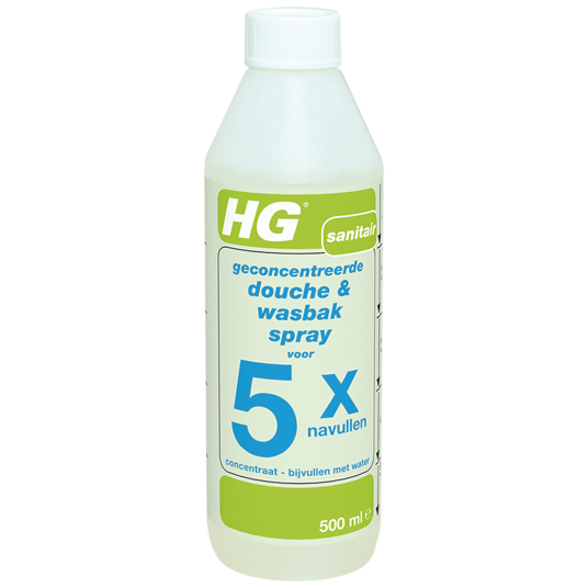 HG douche & wasbakspray navul 5x