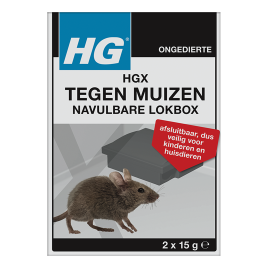 HGX tegen muizen navulbare lokbox
