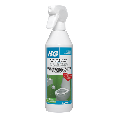 HG hygienický čistič na okolí toalet