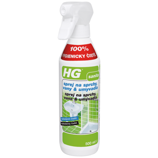 HG sprej na sprchy, vane & umývadlá 