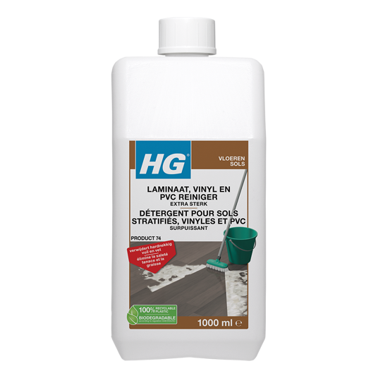 HG laminaat, vinyl en PVC reiniger extra sterk