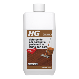 HG detergente per parquet e pavimenti in legno con cera