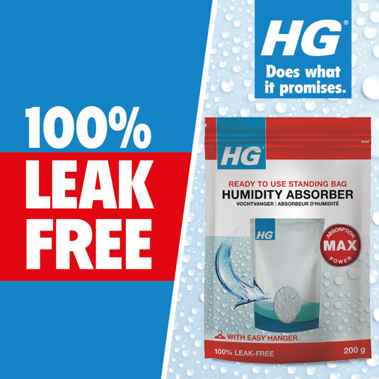 HG humidity absorber ready to use standing bag